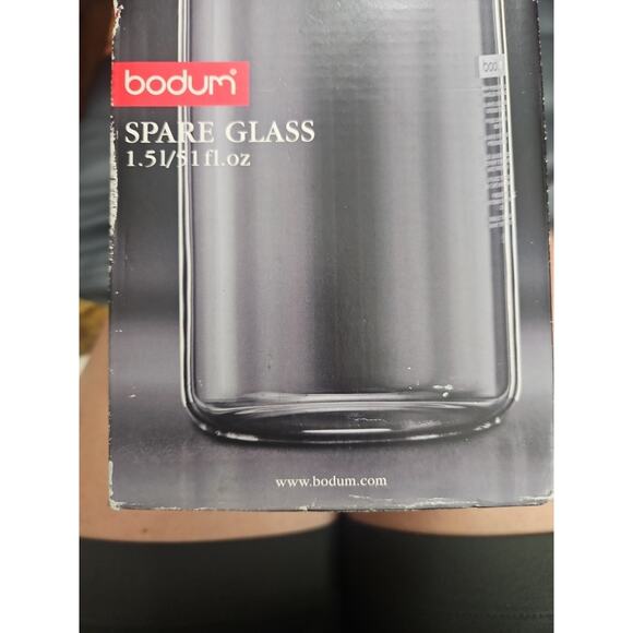 Bodum Spare Beaker Glass for 12 Cup Coffee Press Maker 1.5 Litre 51 oz New - Picture 1 of 6